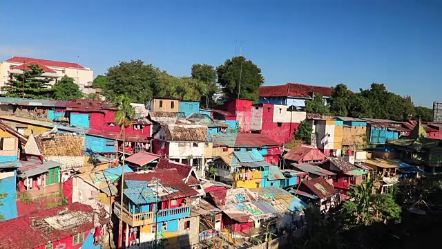 Code村，靠近土古日惹市，印度尼西亚视频下载