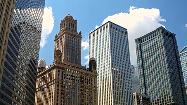 芝加哥的摩天大楼视频素材