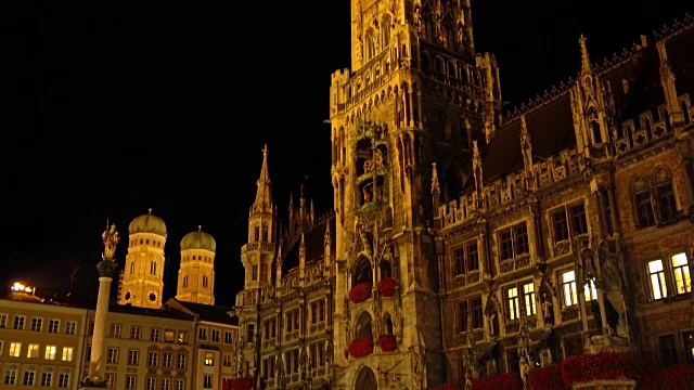 都市风景,慕尼黑,传统,广场视频素材