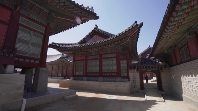 POV，穿过韩国寺庙视频下载
