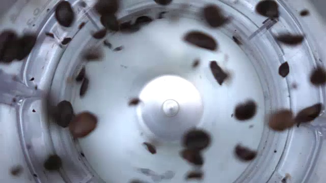磨咖啡慢动作视频素材