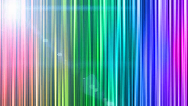 光谱彩色摇摆幕波设计背景。视频素材