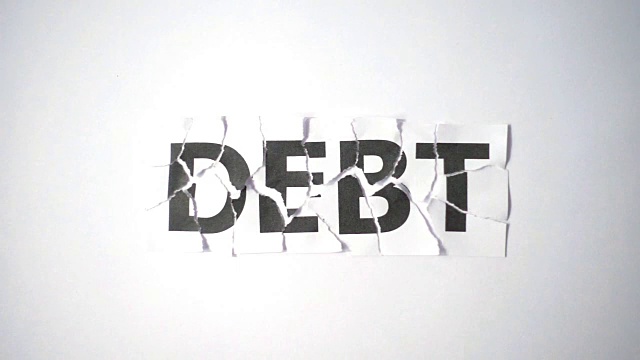 债务自由概念视频下载