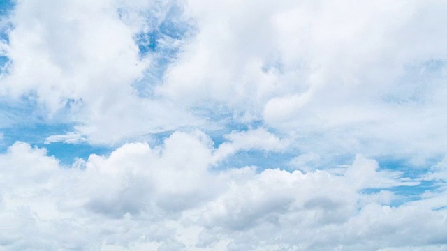4K时间间隔:夏天的云和天空。视频下载