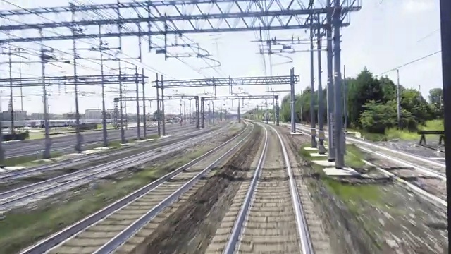 威尼斯铁路运输视频素材