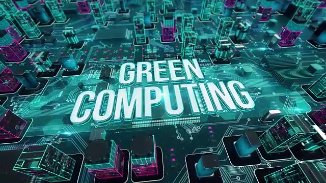绿色计算与数字技术的概念视频下载