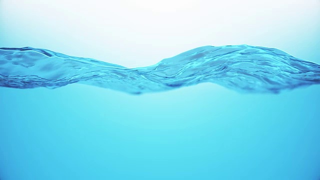 蓝水表面背景视频下载