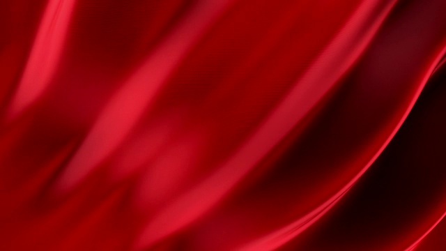 可循环的红色流动的布料或织物视频下载