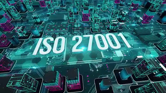 ISO 27001与数字技术概念视频素材