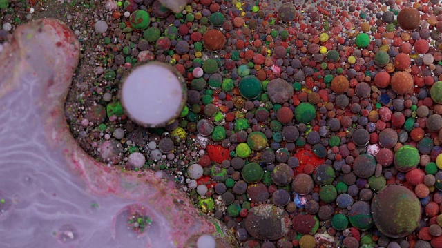 多色球抽象背景视频素材