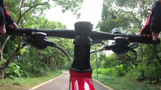 骑自行车,海滩,路,运动手套视频素材