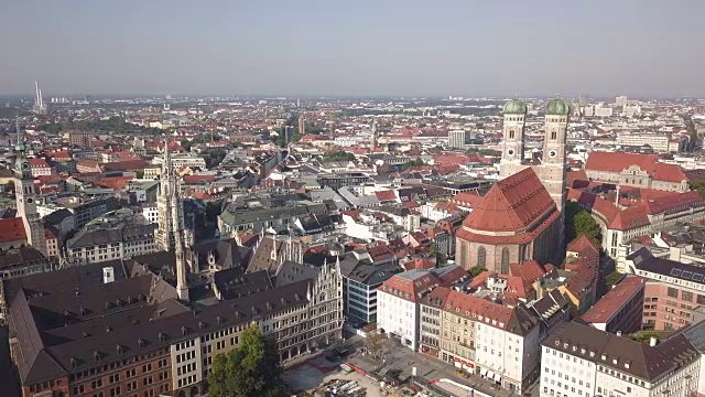 都市风景,慕尼黑,传统,广场视频素材