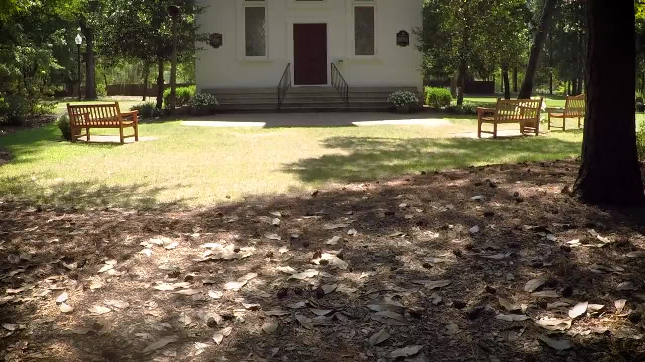 白色小教堂视频素材