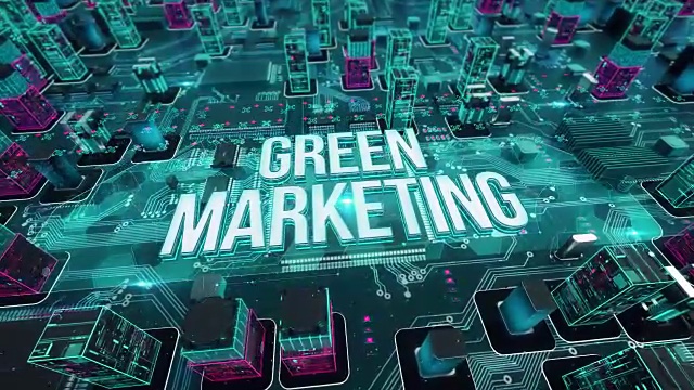 用数字技术理念进行绿色营销视频素材