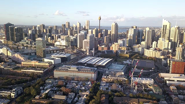 悉尼城市的天际线视频素材