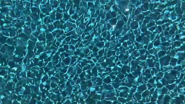 4k游泳池涟漪视频素材