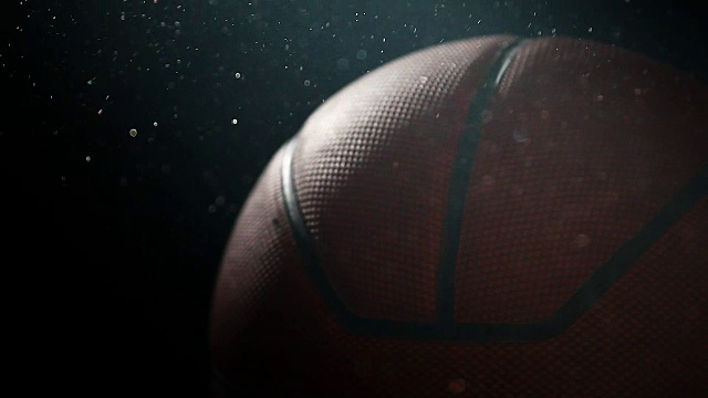 篮球暗背景视频素材