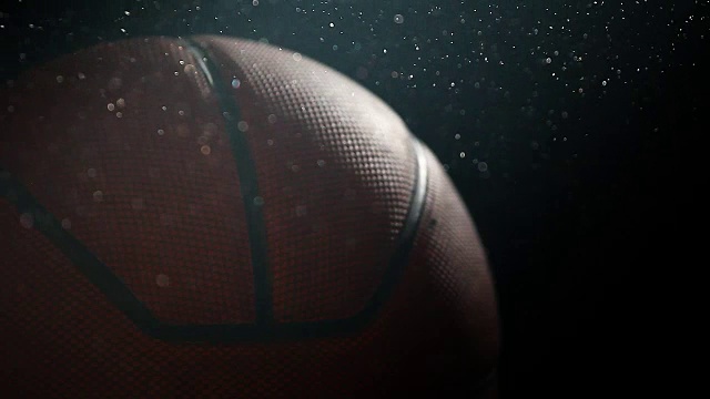 篮球暗背景视频素材