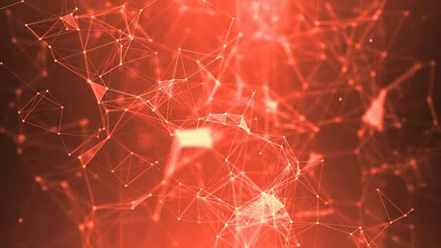 红色连接(可循环)视频素材