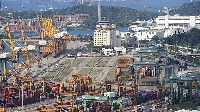 新加坡工业港视频下载