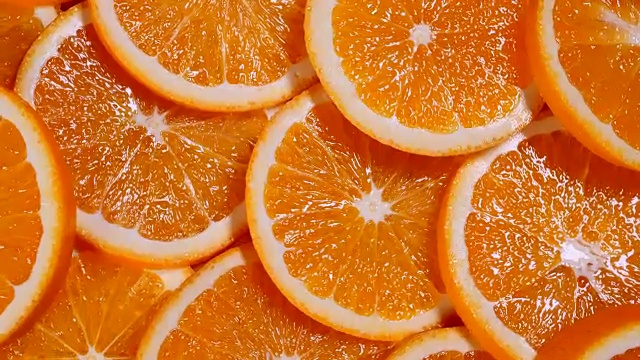 转,飞,橙子,水果视频素材