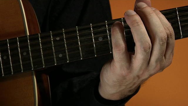 民间吉他 05视频素材