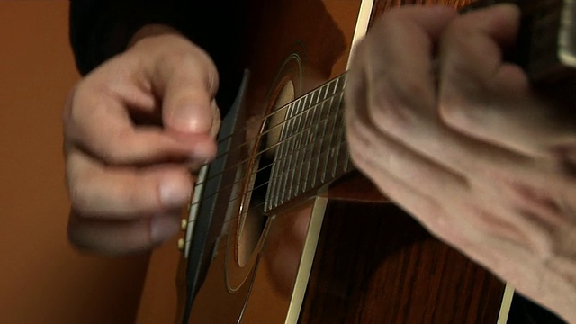 民间吉他 11视频素材