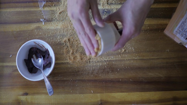 手工制作月饼视频素材