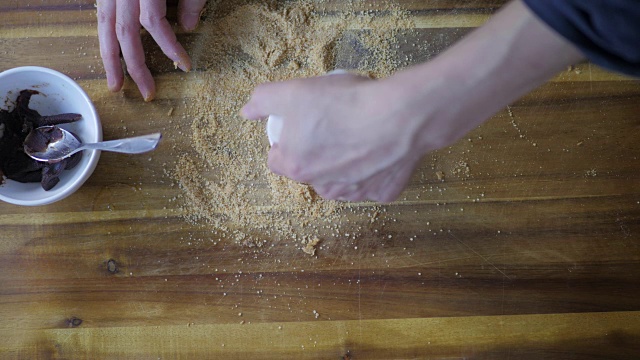手工制作月饼视频素材