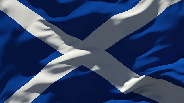 4K苏格兰国旗-可循环视频下载