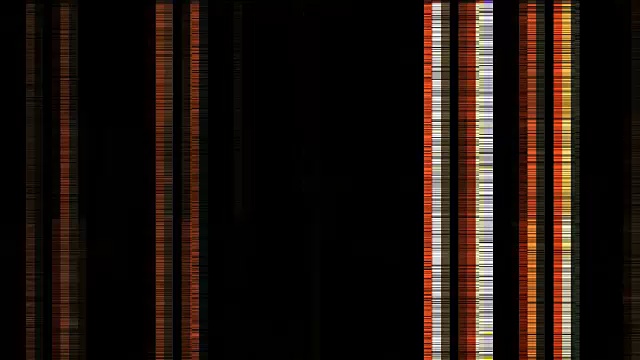 模拟电视屏幕VHS的噪声视频素材