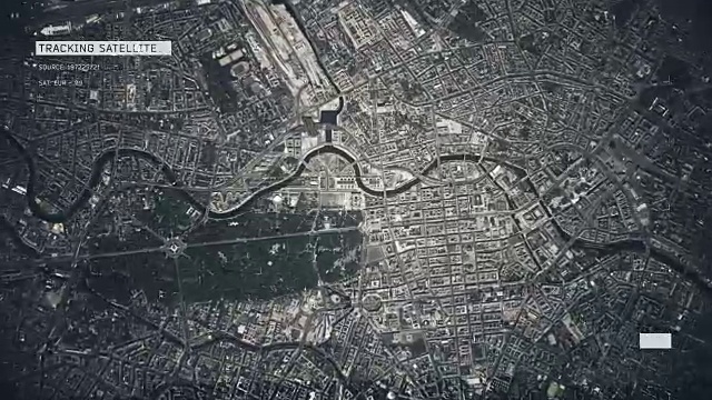 柏林卫星图像视频素材