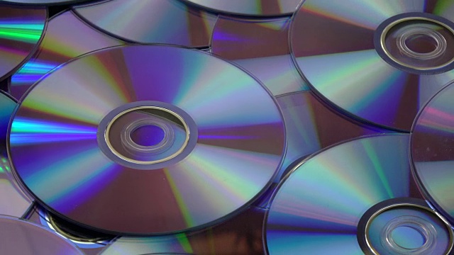旋转DVD和CD光盘背景视频下载
