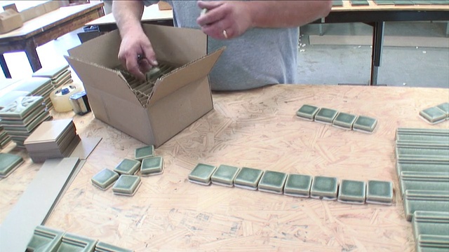 包装瓷砖04视频素材