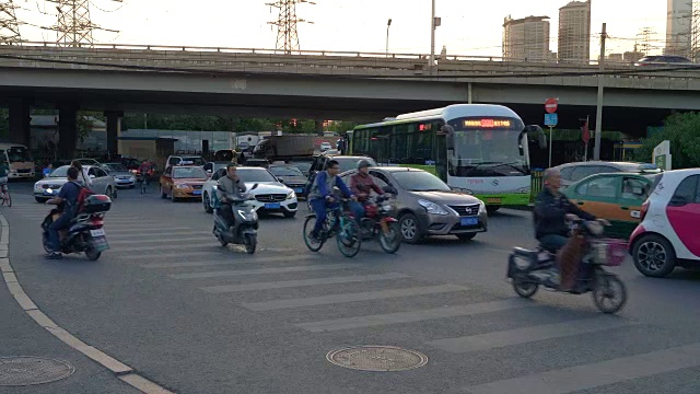 中国北京的交通状况视频下载