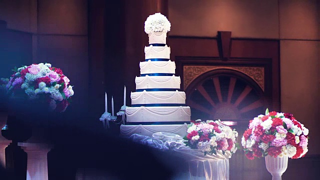 婚礼蛋糕视频素材