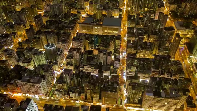 4k的香港城市夜景视频素材