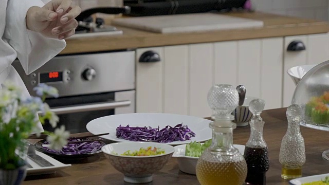 烹饪艺术视频素材