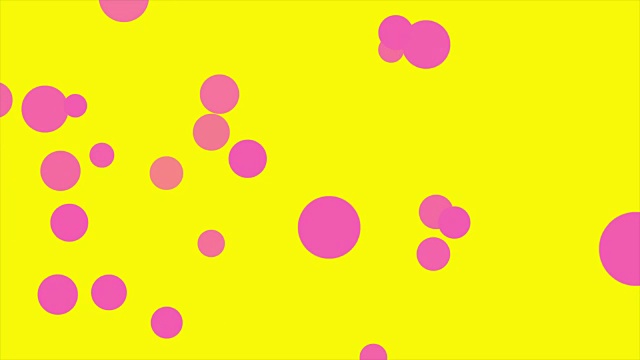 明亮的抽象圆圈最小的视频动画视频素材