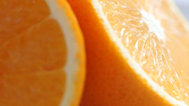 一个鲜橙水果，旋转镜头，4k视频下载