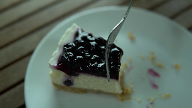 蓝莓蛋糕视频素材