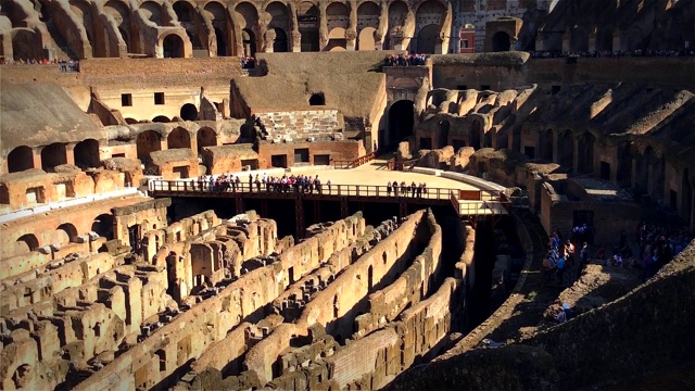 竞技场，罗马的象征和杰作。视频素材