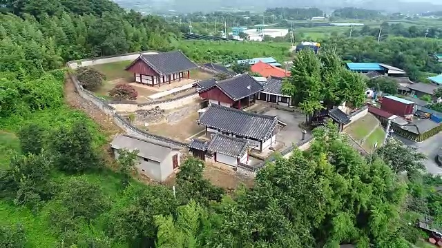 Eunjin Hyanggyo(朝鲜王朝的官方地方机构)，位于南朝鲜农山视频下载