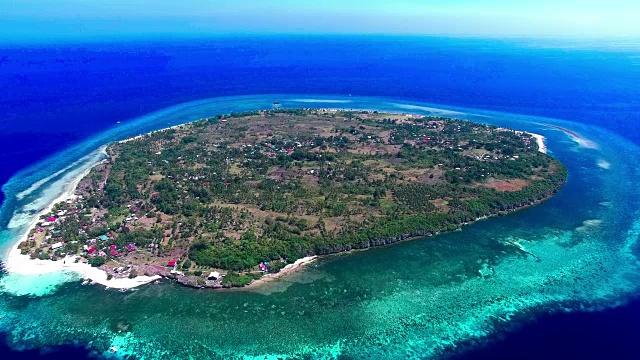 菲律宾的卡比劳岛鸟瞰图视频素材