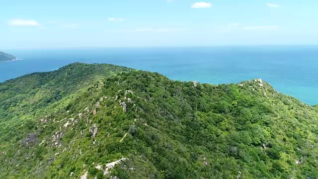 日本福冈县立石山的风景视频素材