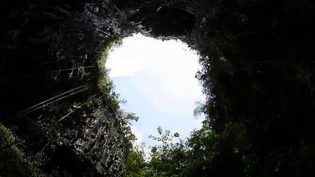 印第安人的洞穴。视频下载