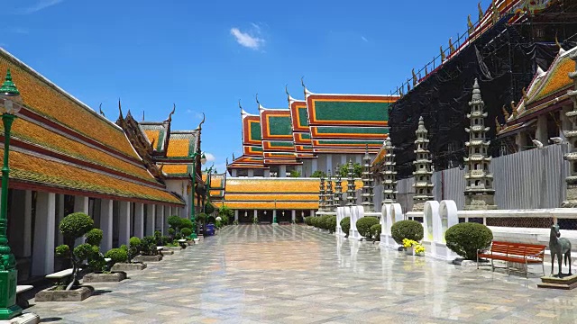 Wat Suthat Thepwararam美丽的寺庙视频素材
