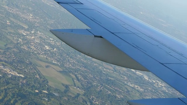 从飞机上俯瞰英国伦敦视频素材