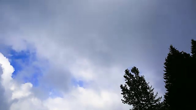 云在天空上运行-股票视频视频素材