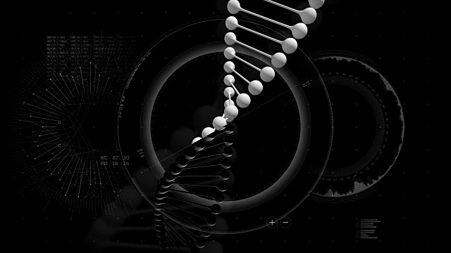 DNA HUD 动画视频素材